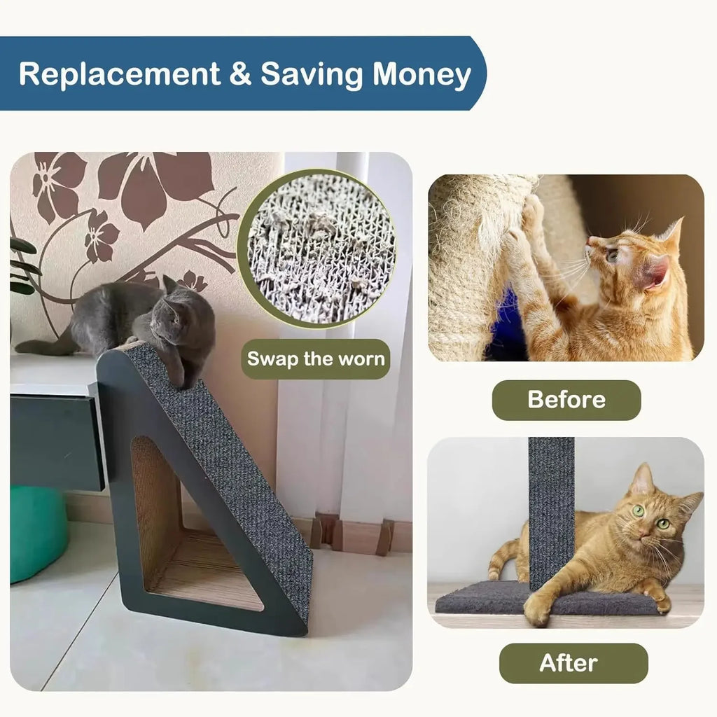 Cat Scratching Carpet Corner Wall, Cat DIY Scratch Sofa Furniture Protector
