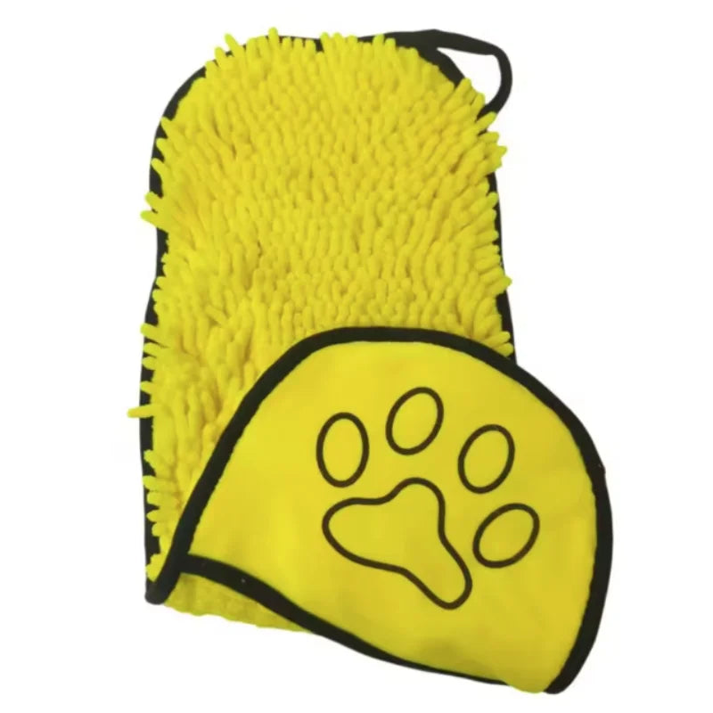 Super Absorbent Quick Dry Pet Towel , Soft Dog Bath Robe /Convenient Cat Bath Towel