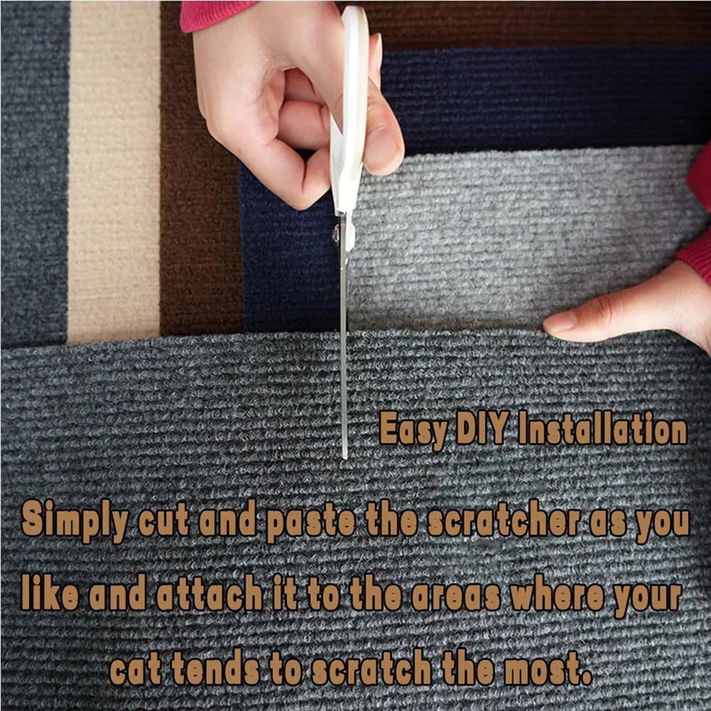 Cat Scratching Carpet Corner Wall, Cat DIY Scratch Sofa Furniture Protector