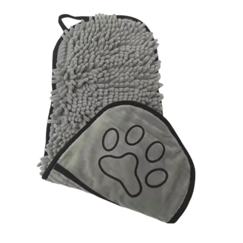 Super Absorbent Quick Dry Pet Towel , Soft Dog Bath Robe /Convenient Cat Bath Towel