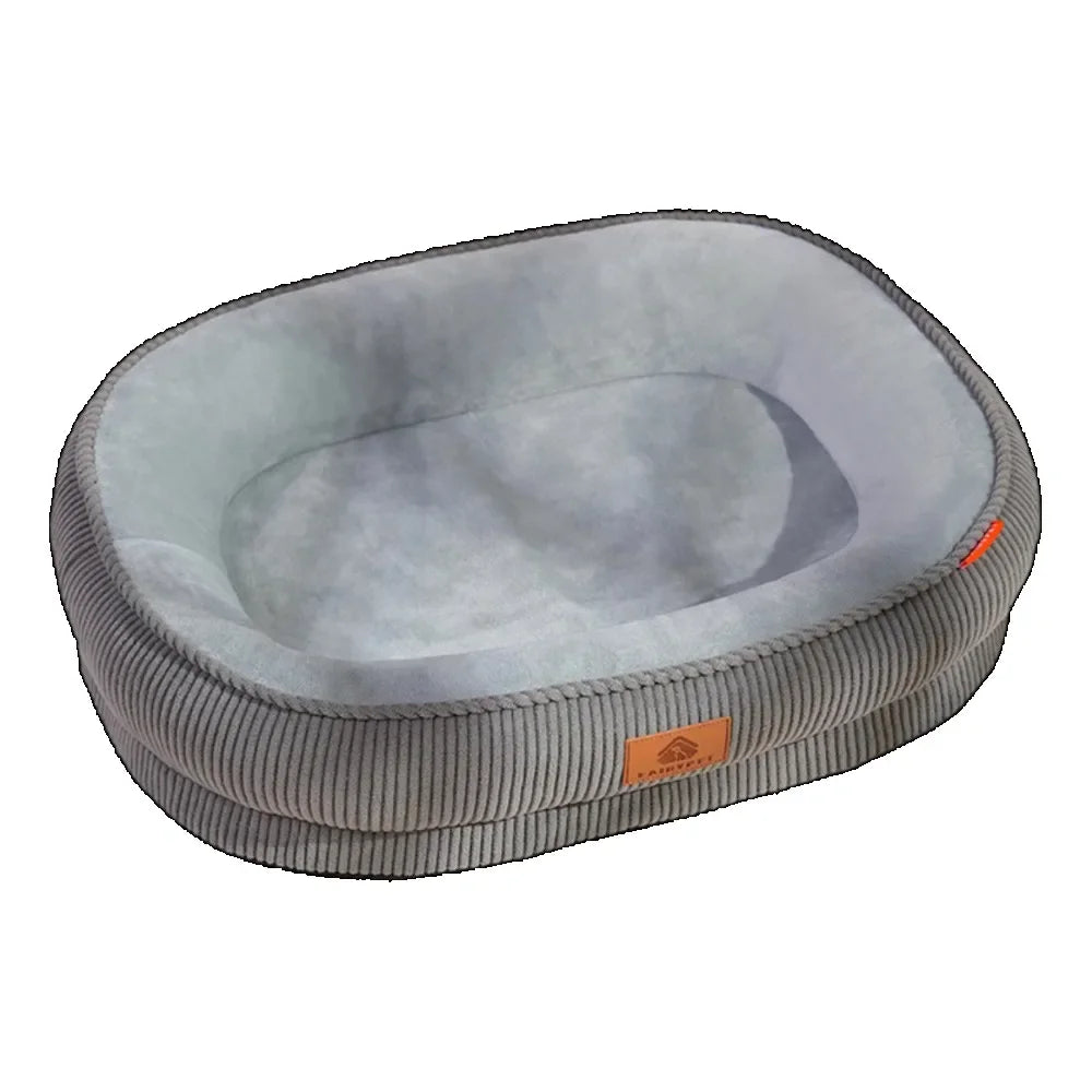 Warm Plush Pet Bed for Small Dogs & Cats, Washable