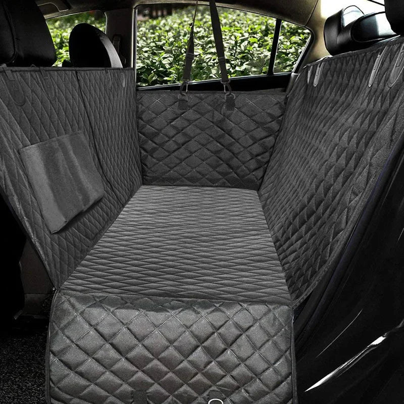 Waterproof Dog Car Seat Cover: Quilted Rear Seat Protector