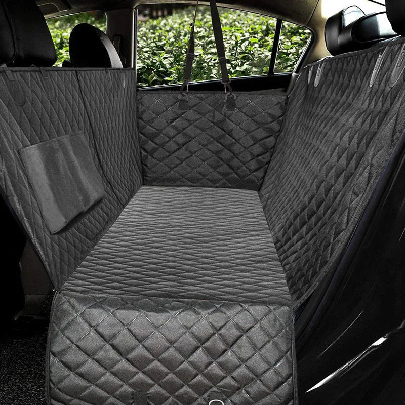 Waterproof Dog Car Seat Cover: Quilted Rear Seat Protector
