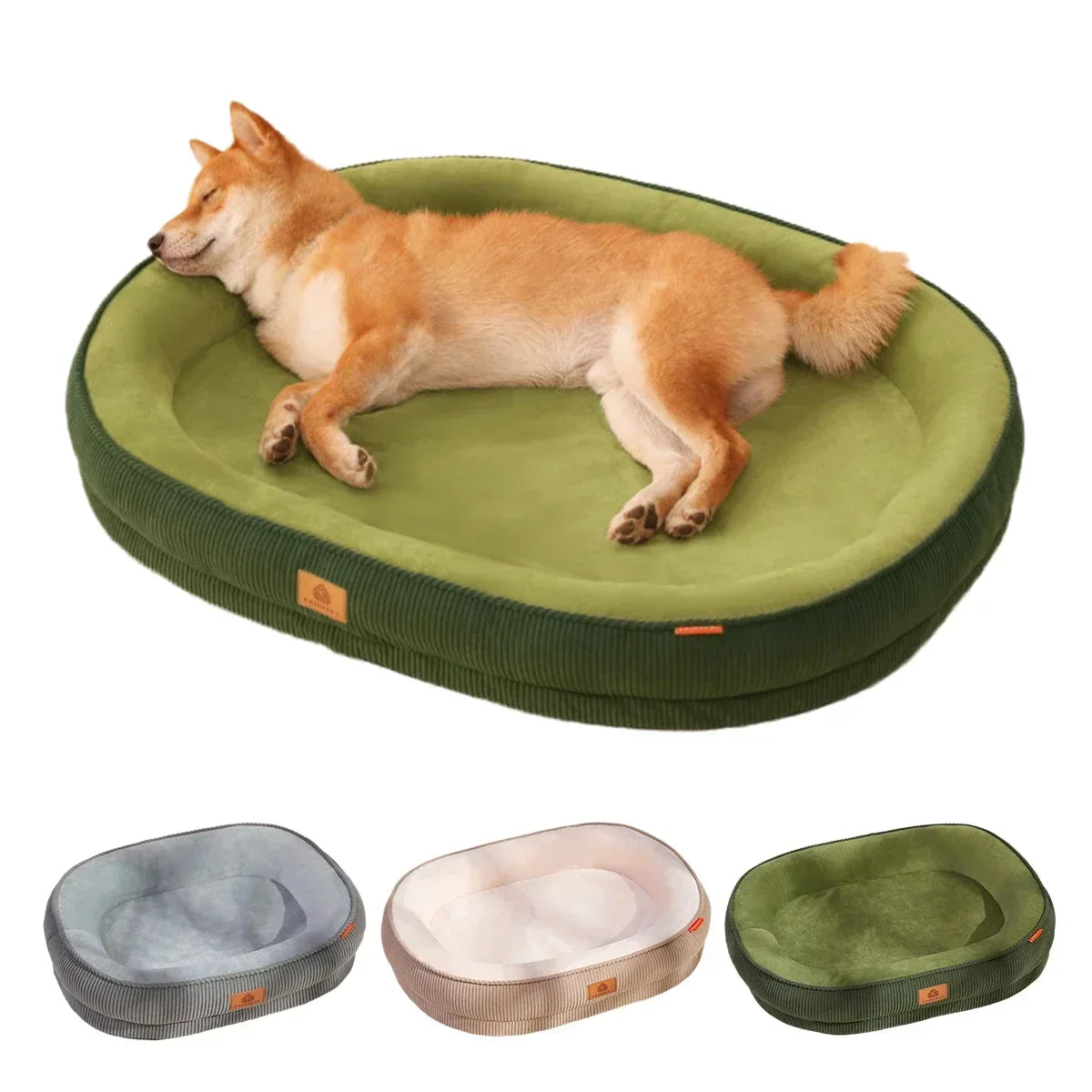 Warm Plush Pet Bed for Small Dogs & Cats, Washable