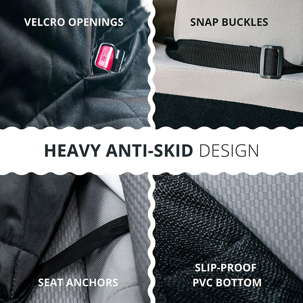 Waterproof Dog Car Seat Cover: Quilted Rear Seat Protector