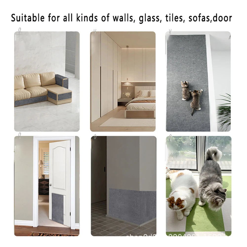 Cat Scratching Carpet Corner Wall, Cat DIY Scratch Sofa Furniture Protector