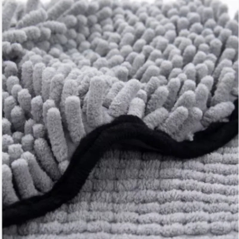 Super Absorbent Quick Dry Pet Towel , Soft Dog Bath Robe /Convenient Cat Bath Towel