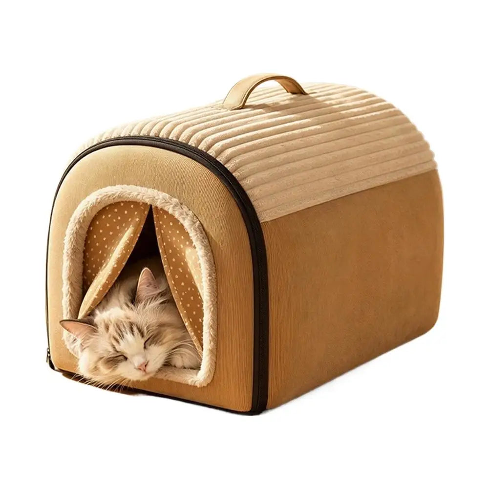 Foldable Pet House Removable Washable Cat Bed Indoor Warm Doghouse ﻿